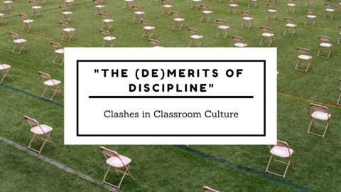 uniform rows of folding chairs on a grass field