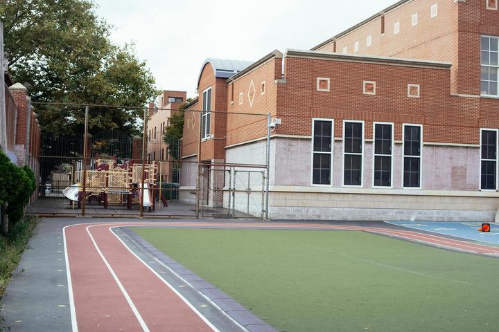 empty school yard