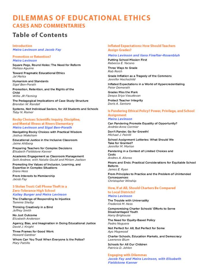 Table of Contents